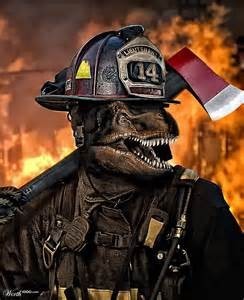 T-rex firefighter